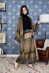 Kimono lungo verde Daniella SS5