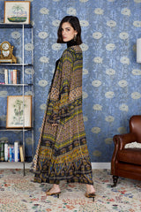 Kimono lungo verde Daniella SS5