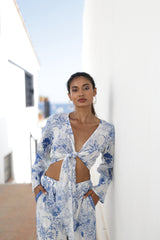 Top noche menorca estampado bonito boho luna llena