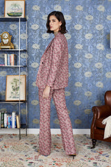 chaqueta rosa con bordados luna llena