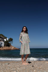 Vestido camisero bordado Miami Colección Abbey BC808