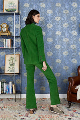 chaqueta verde de primavera identidad de marca luna llena