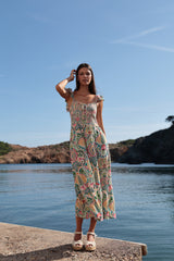 vestido de verano estampado flores