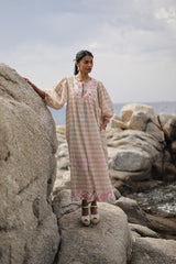 Vestido noche cena menorca guapa boho hippie luna llena