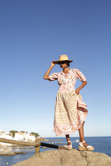 Falda bonito estampado verano boho tamariu luna llena