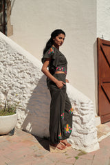 Top bordado de algodón Colección Piñas PI252