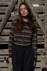 Giacca in maglia Fair Isle CH168