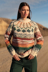 Maglione lavorato a maglia Evergreen W12