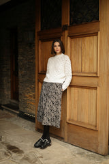 falda de invierno boho elegante luna llena