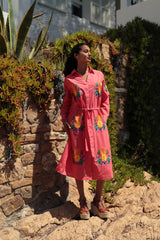 Abito camicia Miami Collezione Ananas PI808