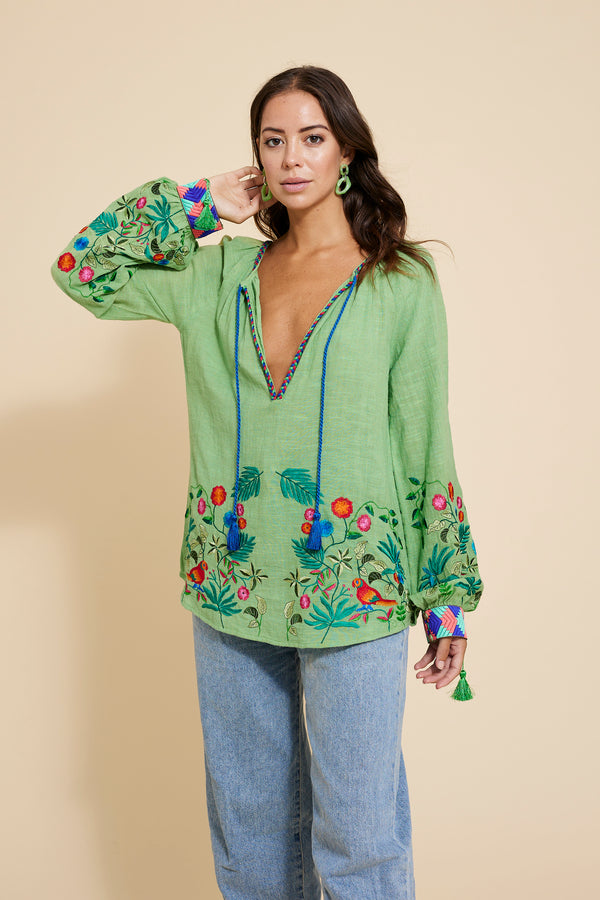 Barbara Embroidered Blouse BR35