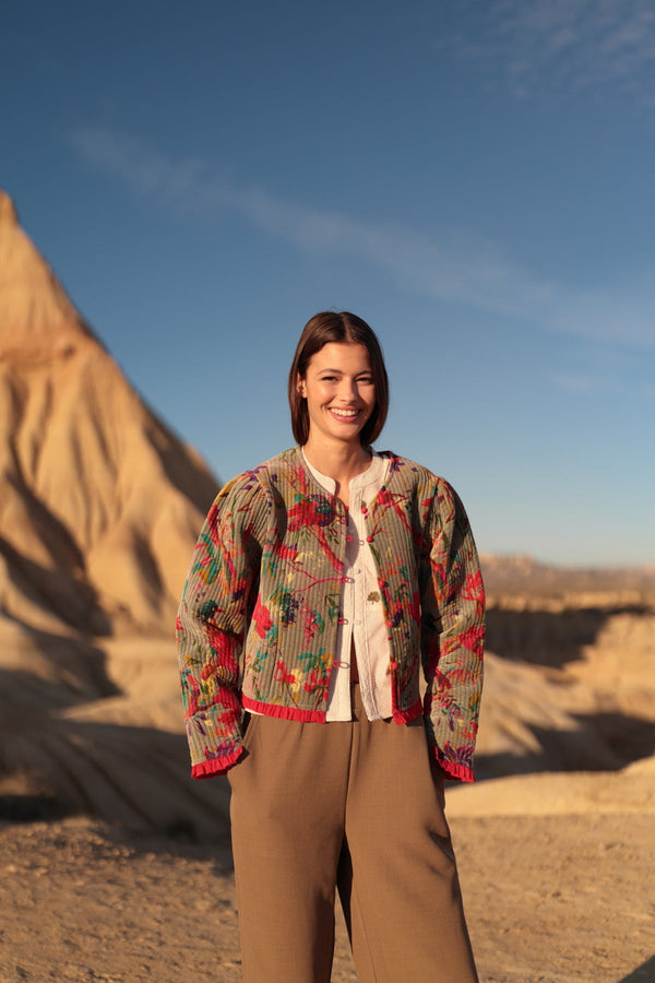 chaqueta multicolor quilt