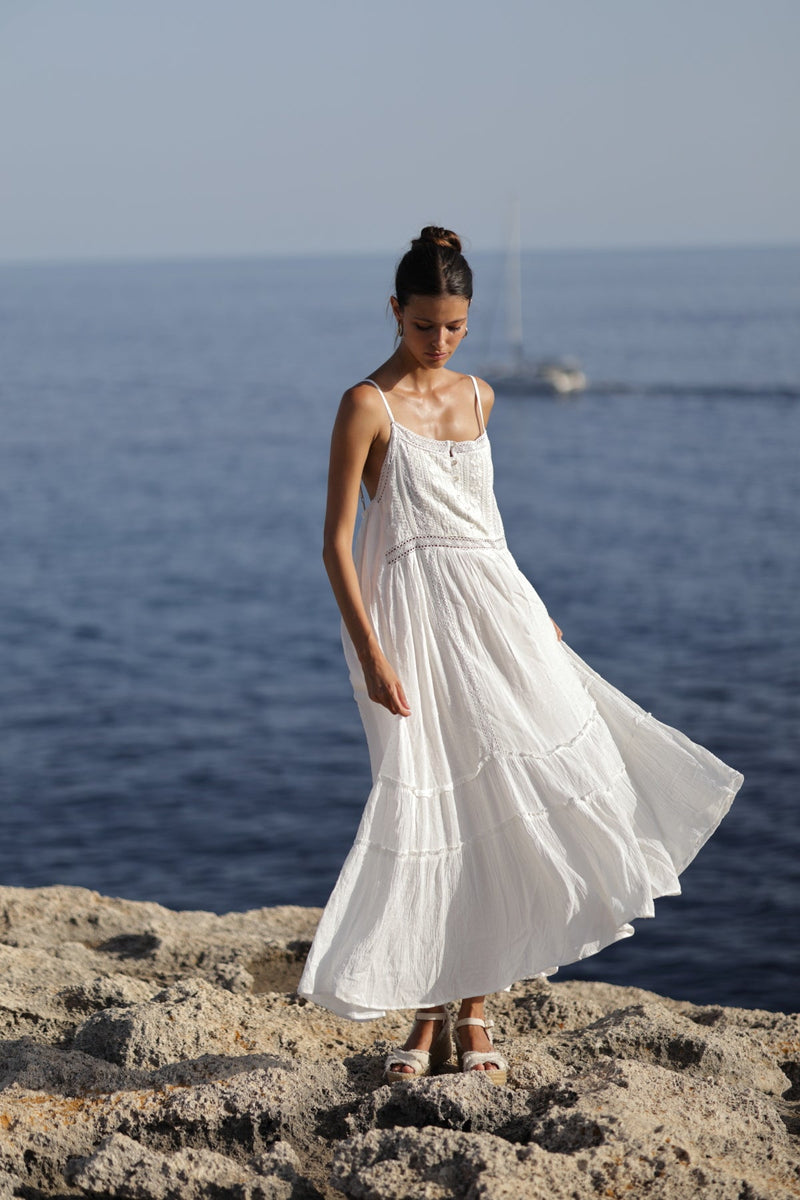 Outfit Playa Vestido Largo Luna Llena Vestido Boho Vestido Largo