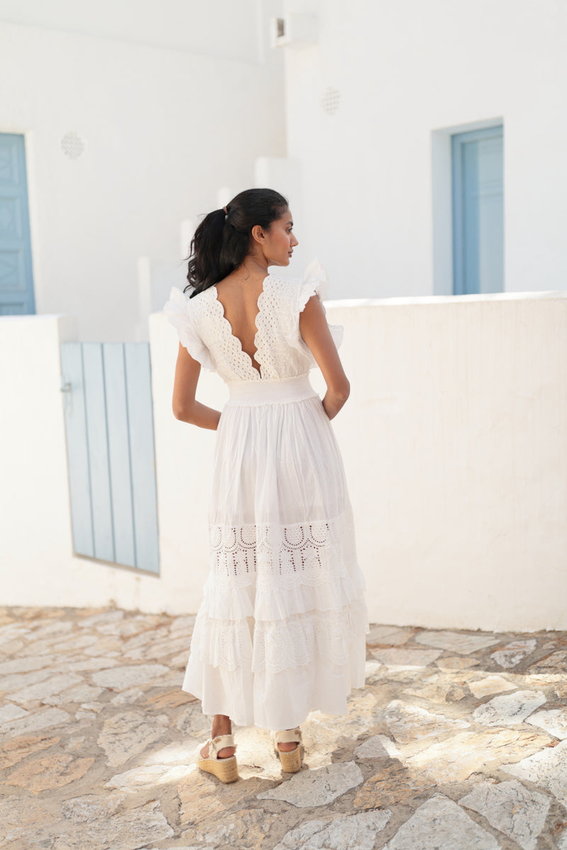 Vestido Blanco largo Mikonos WP155