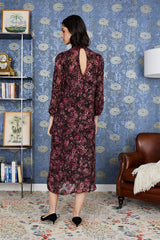 Vestido Renata burdeos ND53