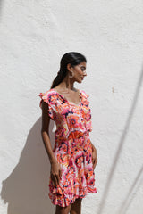 Gina Hawaiian Print Dress PH17
