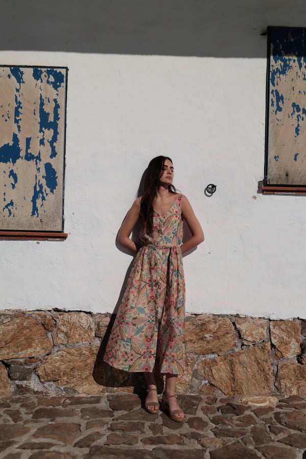 Vestido midi Tesa Colección Tusquets VE162