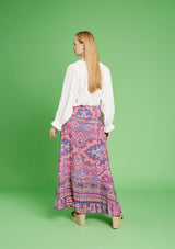 Long skirt with buttons LA206