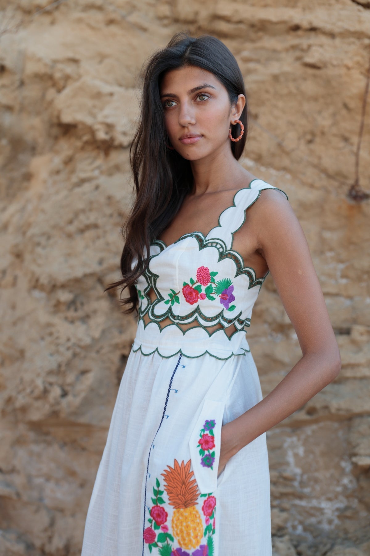 VESTIDO LARGO FRUTE PI147