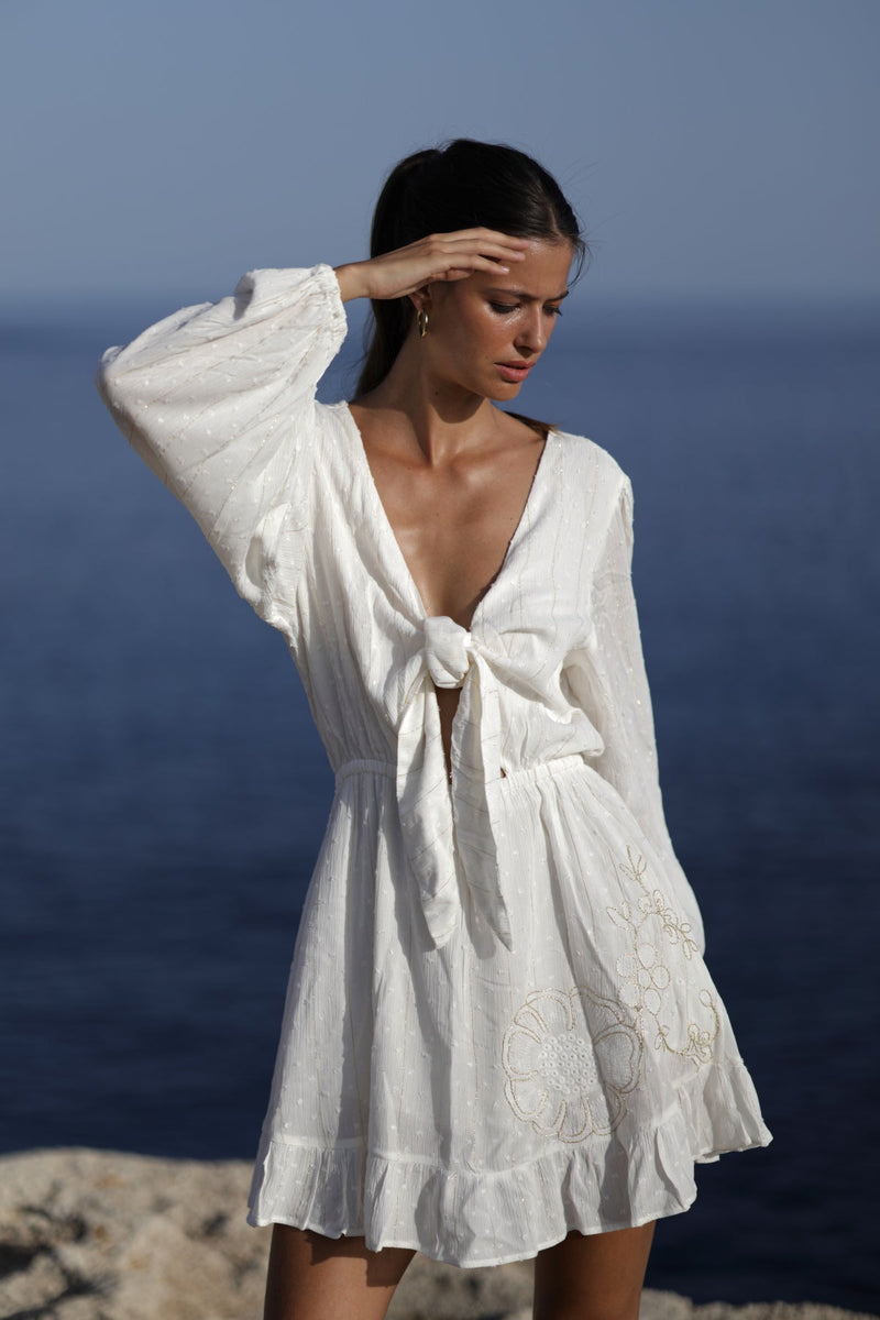 Playa Vestidos De Hilo Verano Vestido Calado De Hilo Ideal Playa