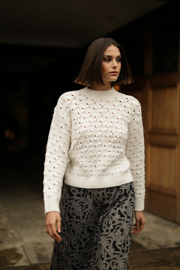 falda de invierno con botones por delante muy cómoda luna llena