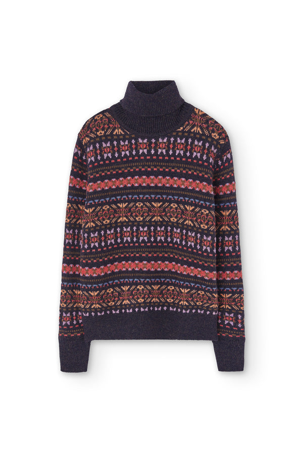Grindewalds sweater with border collar
