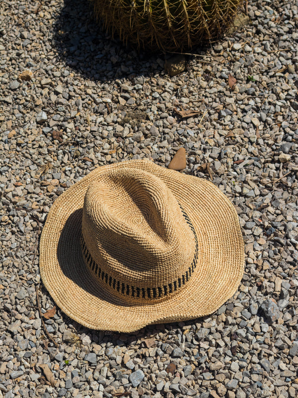Sombrero rafia verano Inti HT30