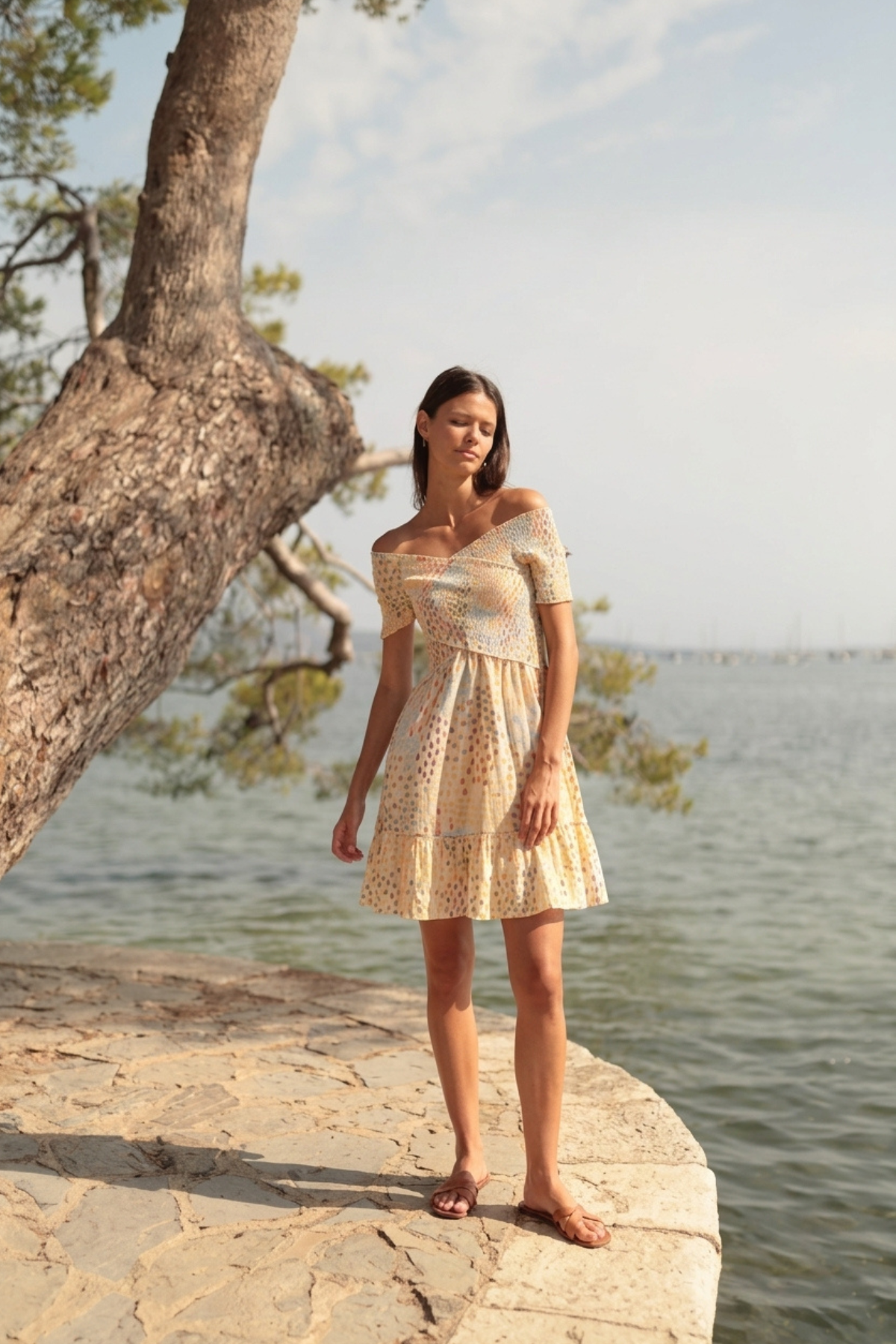 VESTIDO CORTO CALA BS169