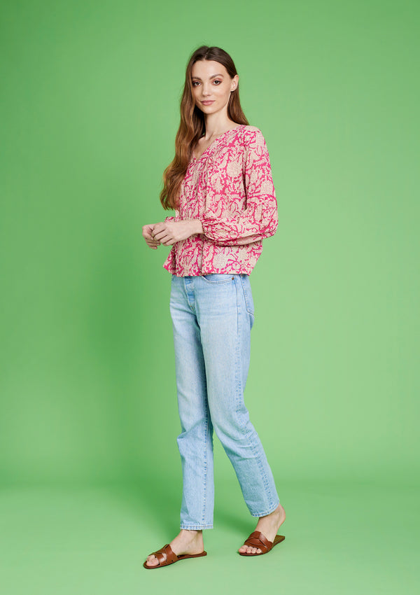 Gaia cotton blouse FL111